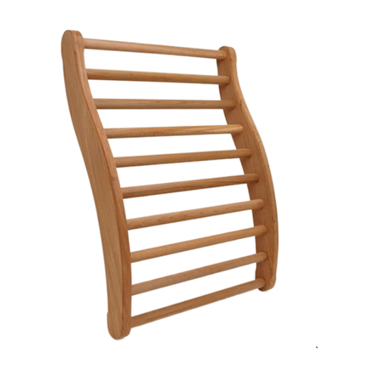 Real Canadian Cedar Ergonomic S-Shape Sauna Backrest